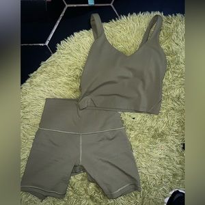 Green LuLu lemon set